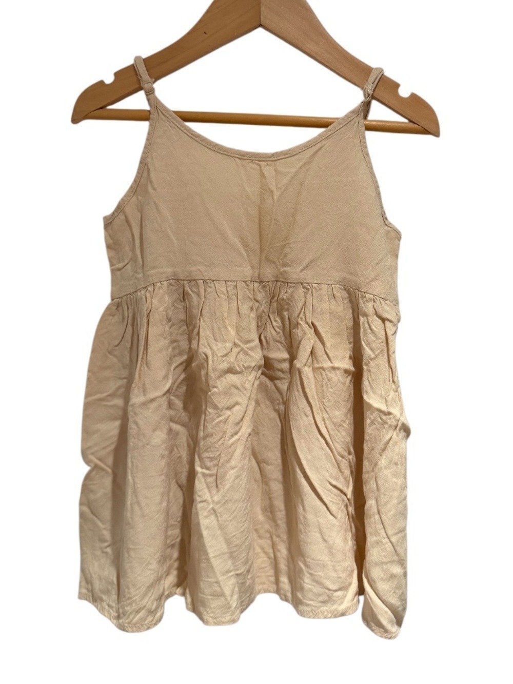 NORALEE cream / beige lightweight sleeveless dress - size 6